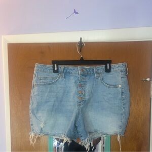 Universal thread button up shorts